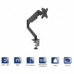 Uchwyt biurkowy do monitora Akyga AK-MB-05 regulowane ramię gazowe 10kg VESA 75x75mm / 100x100mm 15-32&quot;
