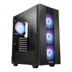 OUTLET: Obudowa Chieftec HUNTER 2 GS-02B-OP ATX ARGB z oknem bez zasilacza czarna - USZ OPAK