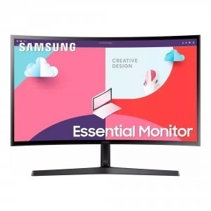Monitor Samsung 24&quot; Essential S366C (LS24C366EAUXEN) VA FHD 75Hz HDMI VGA