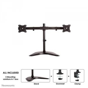 Uchwyt ścienny do ekranów Neomounts NM-D335DBLACK 10&quot;-27&quot; max 8 kg max VESA 100x100 Czarny
