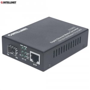 Media konwerter Intellinet 10/100/1000Base-TX RJ45/SLOT SFP Mini GBIC