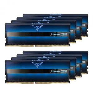 Pamięć DDR4 Team Group T-FORCE XTREEM ARGB 256GB (8x32GB) 3200MHz CL16 1,35V Niebieska