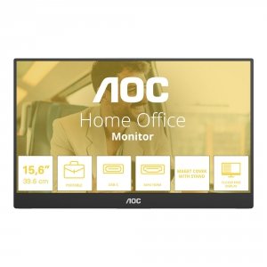 Monitor AOC 15,6" 16T20E2 IPS FHD 60Hz MiniHDMI 2xUSB-C głośniki