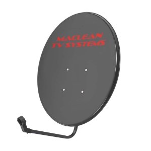 Antena satelitarna Maclean TV System MCTV-926 stal fosforowana, grafit, 65cm