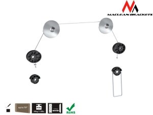 Uchwyt do telewizora Maclean MC-557 32-70&quot; 50kg czarny max VESA 800x800