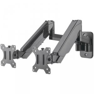 Uchwyt ścienny Manhattan do 2x TV 17-32&quot; LED/LCD 8kg obrotowy gazowy