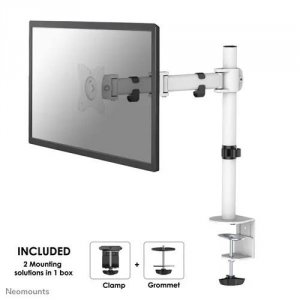 Uchwyt ścienny do ekranów Neomounts NM-D135WHITE 10&quot;-30&quot; max 8 kg max VESA 100x100 Biały