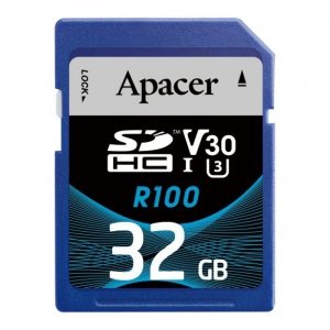 Karta pamięci SDHC Apacer R100 32GB (100/80 MB/s) Class 10 UHS-I U3 V30