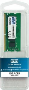 Pamięć SODIMM DDR4 GOODRAM 8GB 2666MHz  ded. do ACER (W-AR26S08G)
