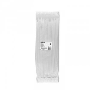Opaski zaciskowe Qoltec wielorazowe/trytytki | 7.2*350mm | Nylon UV | Białe