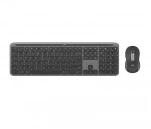 Zestaw bezprzewodowy klawiatura + mysz Logitech Signature Slim MK950 grafitowy