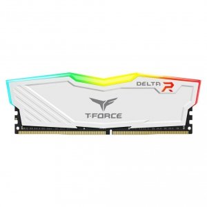 Pamięć DDR4 Team Group T-FORCE Delta RGB 8GB (1x8GB) 3200MHz CL16 1,35V Biała