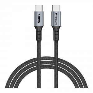 Kabel Verbatim USB-C(M) - USB-C(M) 1,2m, 100W, PD, czarny