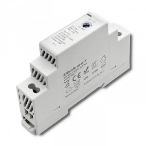 Zasilacz na szynę DIN Qoltec | 15W | 24V | 0.625A | Szary