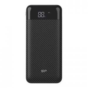 Powerbank Silicon Power GS28 20000mAh LCD 1x USB-C, 2x USB-A, 1x mUSB czarny