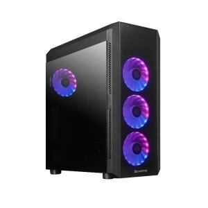 OUTLET: Obudowa Chieftec SCORPION 4 GL-04B-OP ATX ARGB z oknem bez zasilacza czarna - USZ OPAK