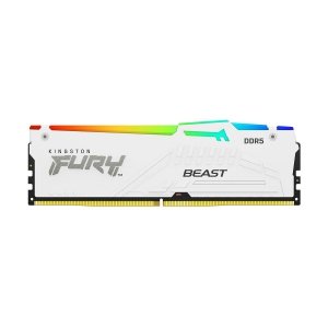 Pamięć DDR5 Kingston FURY Beast RGB 32GB (1x32GB) 6000MHz CL36 1,25V White