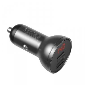 OUTLET: Ładowarka samochodowa Baseus VCBXA CCBX-0G 4.8A 24W z dwoma gniazdami USB - USZ OPAK