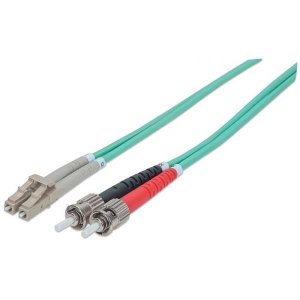 Światłowód krosowy TechlyProPro ST-LC duplex 50/125 OM3, MM 2m