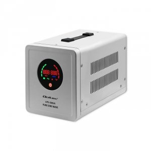 Zasilacz awaryjny Qoltec UPS 500VA/350W | Przetwornica 12/230V z AVR