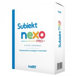 Licencja InsERT - Subiekt NEXO PRO rozszerzenie na następne 3 stanowiska