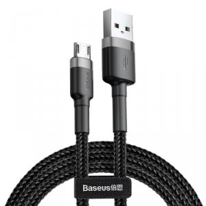 Kabel przewód USB - micro USB 100cm Baseus CAMKLF-BG1 Quick Charge 2.4A z obsługą szybkiego ładowania