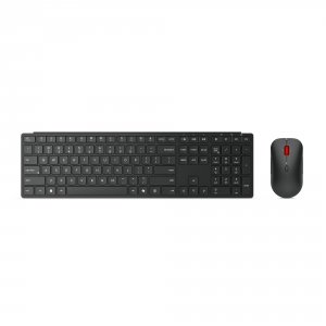 Zestaw klawiatura + mysz Lenovo Wireless Multi-Mode Pro Combo Keyboard and Mouse 6000 (US Euro) czarny