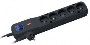 Listwa zasilająca Lestar LV-530W 5W 2,5m szara