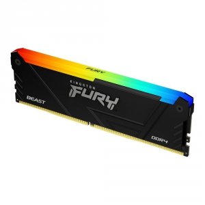 Pamięć DDR4 Kingston Fury Beast RGB 8GB (1x8GB) 3600MHz CL17 1,35V czarna