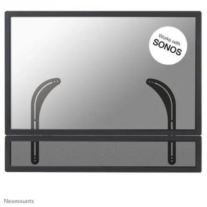 Uchwyt ścienny do ekranów Neomounts NM-USP100BLACK Vesa 600x400 max 15 kg Czarny