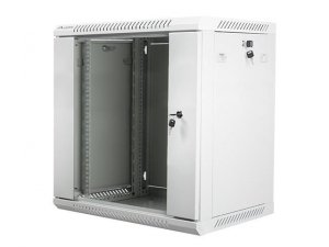 Szafa instalacyjna Rack wisząca 19&quot; 12U 600x450 szara Lanberg (flat pack)