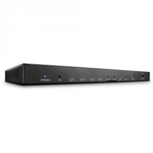 Splitter HDMI 2.0 LINDY 8 Port 18G czarny