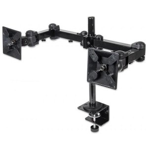 Uchwyt biurkowy Manhattan 13&quot;-24&quot;, 2x6kg 2 monitory, regulowany