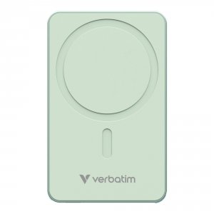 Powerbank Verbatim Charge 'n' Go Essentials Magnetic Wireless 10000mAh USB-C PD 3.0 Green
