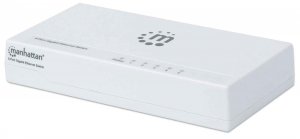 Switch niezarządzalny Manhattan 5x 10/100/1000 Mbps w plastikowej obudowie