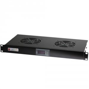 Panel chłodzący Techly Rack 19&quot; 2x23W 1U wew.termostat LED
