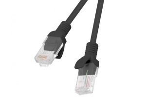 OUTLET: Patchcord Lanberg UTP kat.5e 10m czarny - OTW OPAK