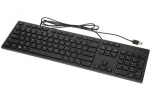Klawiatura przewodowa DELL KB216 USB czarna słowacka