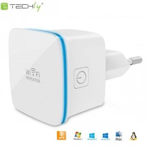 Wzmacniacz sygnału Wi-Fi Techly N300 Wall-Plug