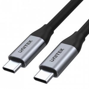 OUTLET: Kabel USB Unitek C14091ABK USB-C - USB-C M/M 5Gbps, 4K@60Hz, 20V/2A, 2m - OTW OPAK