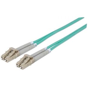 Światłowód krosowy TechlyPro LC-LC duplex 50/125 OM3, MM 1m