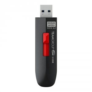 Pendrive Team Group C212 512GB (1000/800 MB/s) USB 3.2 Gen2 Black