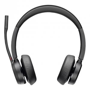 Słuchawki z mikrofonem Poly Voyager 4320 M Stereo +BT700 dongle +Charging Stand czarne