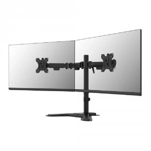 Stojak biurkowy na dwa monitory Neomounts DS45-600BL2 10"-32" max. 2x6kg max. VESA 100x100 czarny