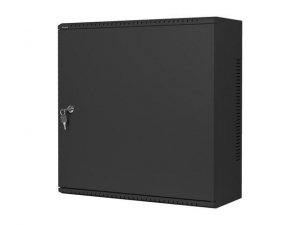 Szafa instalacyjna Rack Wisząca 19&quot; 6U+3U 540x200 Niskoprofilowa Czarna Lanberg (złożona)
