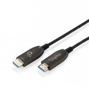 Kabel DIGITUS połączeniowy hybrydowy HDMI AOC HDMI-A męski-męski HDMI 2.1 UHD-2 8K@60Hz 48Gbps HDR, eARC, HDCP 2.2, CEC 70m