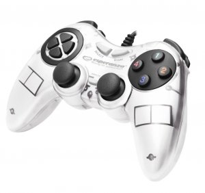 OUTLET: Gamepad PC USB Esperanza "Fighter" biały - OTW OPAK