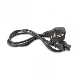Kabel zasilający Qoltec IEC C5/SCHUKO | koniczynka | 3x0.75mm2 | 1.2m