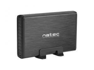 OUTLET: Obudowa na dysk HDD/SSD Natec RHINO USB 3.0 3.5" ALU Black Slim - USZ OPAK