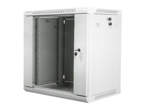 Szafa instalacyjna Rack wisząca 19&amp;quot; 12U 600x450 szara Lanberg (flat pack)